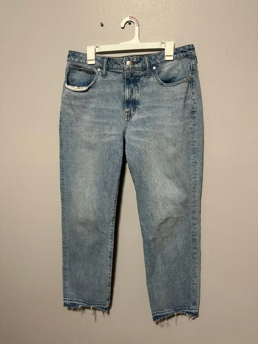 Madewell The Curvy Mid-Rise ’90s Straight Jean Light Wash 31 - Picture 4 of 14